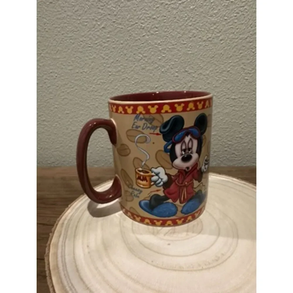 NWOT Disney Mickey 5” Coffee Mug “Mornings Aren't Pretty”